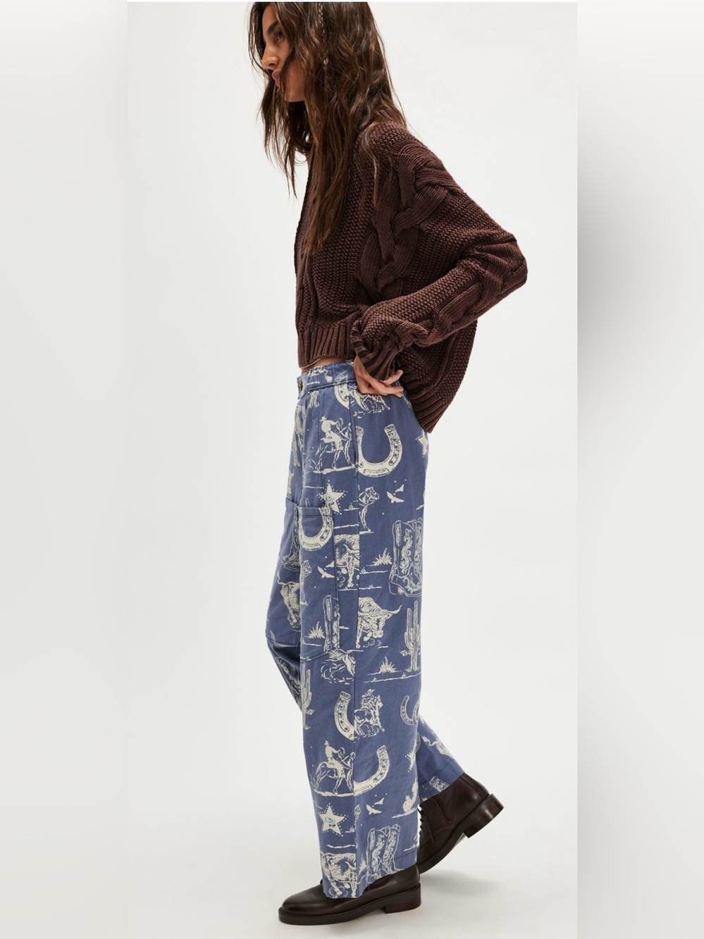 Free People Seaside Pull-On Pants, size XS - Picture 5 of 9